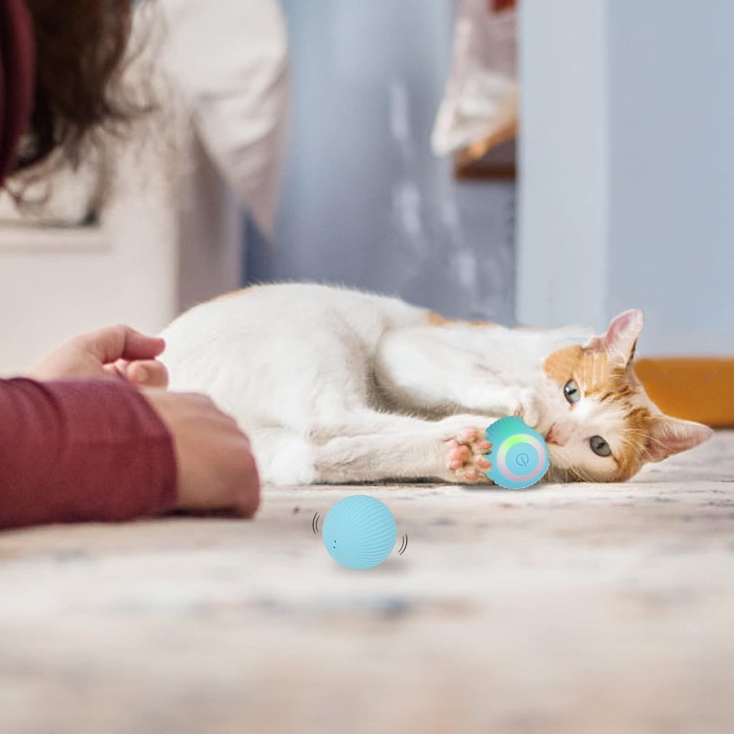 Smart Cat Rolling Ball Toy - BarkNPurrStore