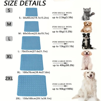 Pet Cooling Mat, Summer Cold Bed for Ultimate Comfort - BarkNPurrStore