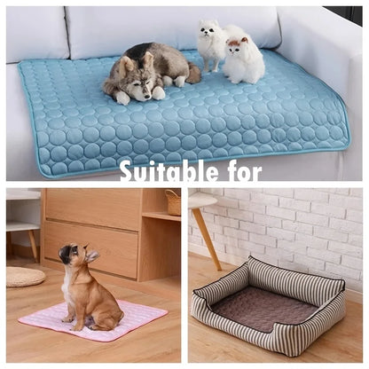 Pet Cooling Mat, Summer Cold Bed for Ultimate Comfort - BarkNPurrStore