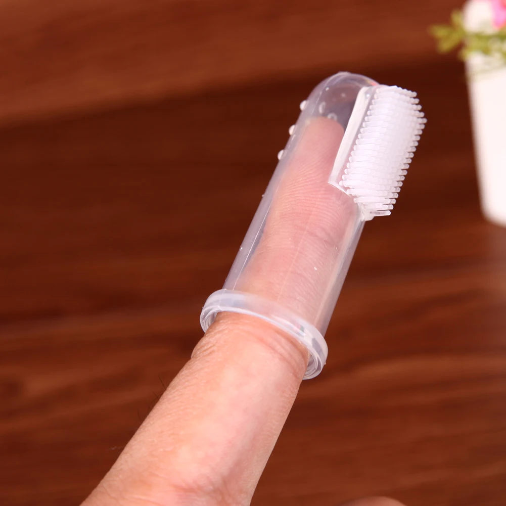 Pet Finger Toothbrush for Gentle Cleaning of Your Pet’s Teeth - BarkNPurrStore