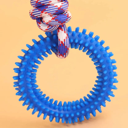 Interactive Training Pet Toy Ring for Fun and Functional Playtime - BarkNPurrStore