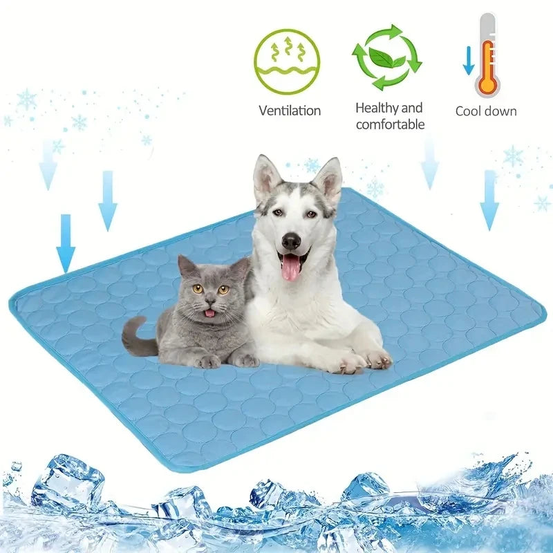 Pet Cooling Mat, Summer Cold Bed for Ultimate Comfort - BarkNPurrStore