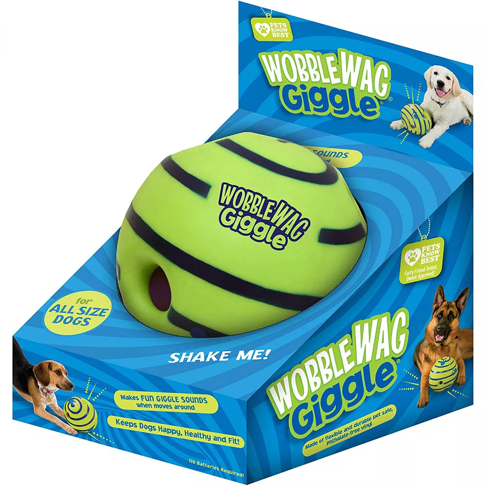 Wobble Wag Giggle Glow Ball Dog Toy - BarkNPurrStore