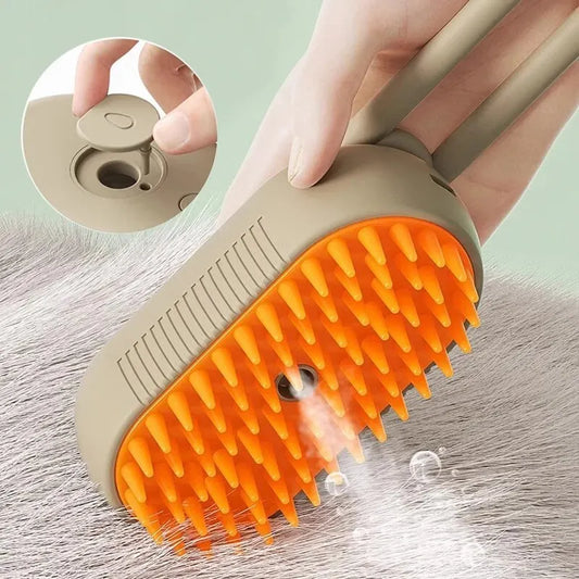 Pet Spray Massage Brush for Effortless Grooming and Hydration - BarkNPurrStore