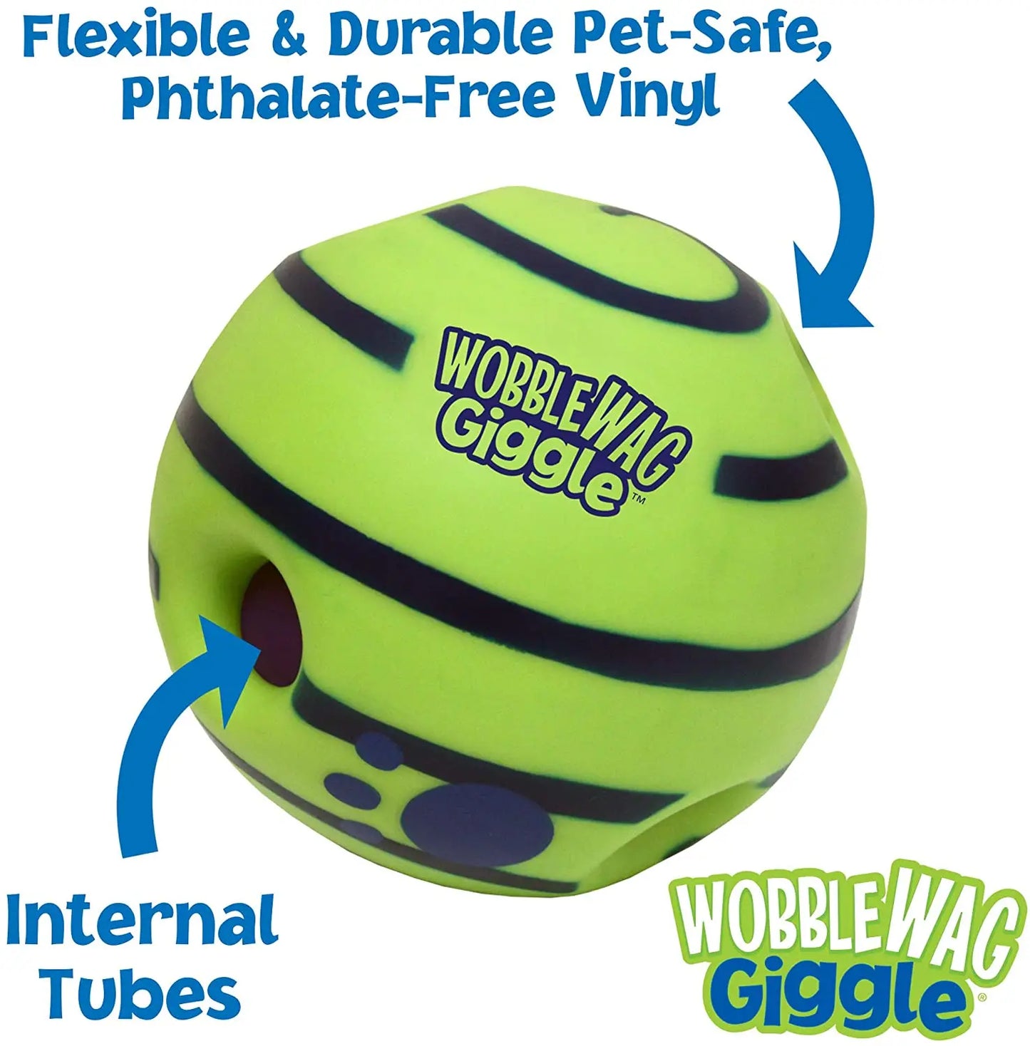 Wobble Wag Giggle Glow Ball Dog Toy - BarkNPurrStore