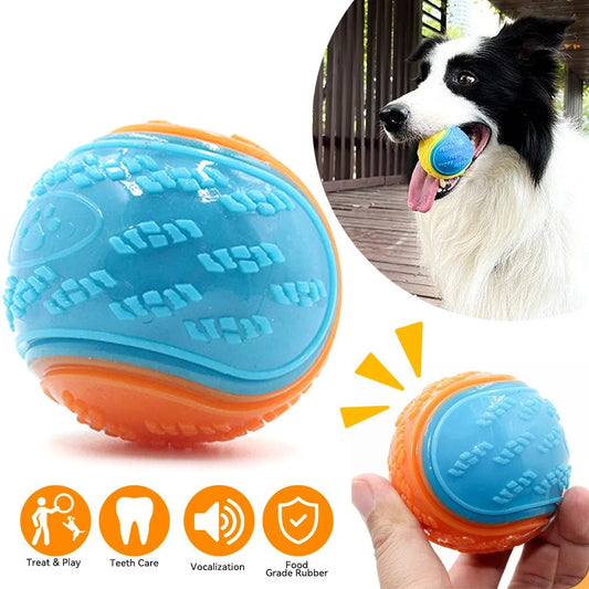 Bite-resistant Pet Dog Toy Rubber Ball - BarkNPurrStore