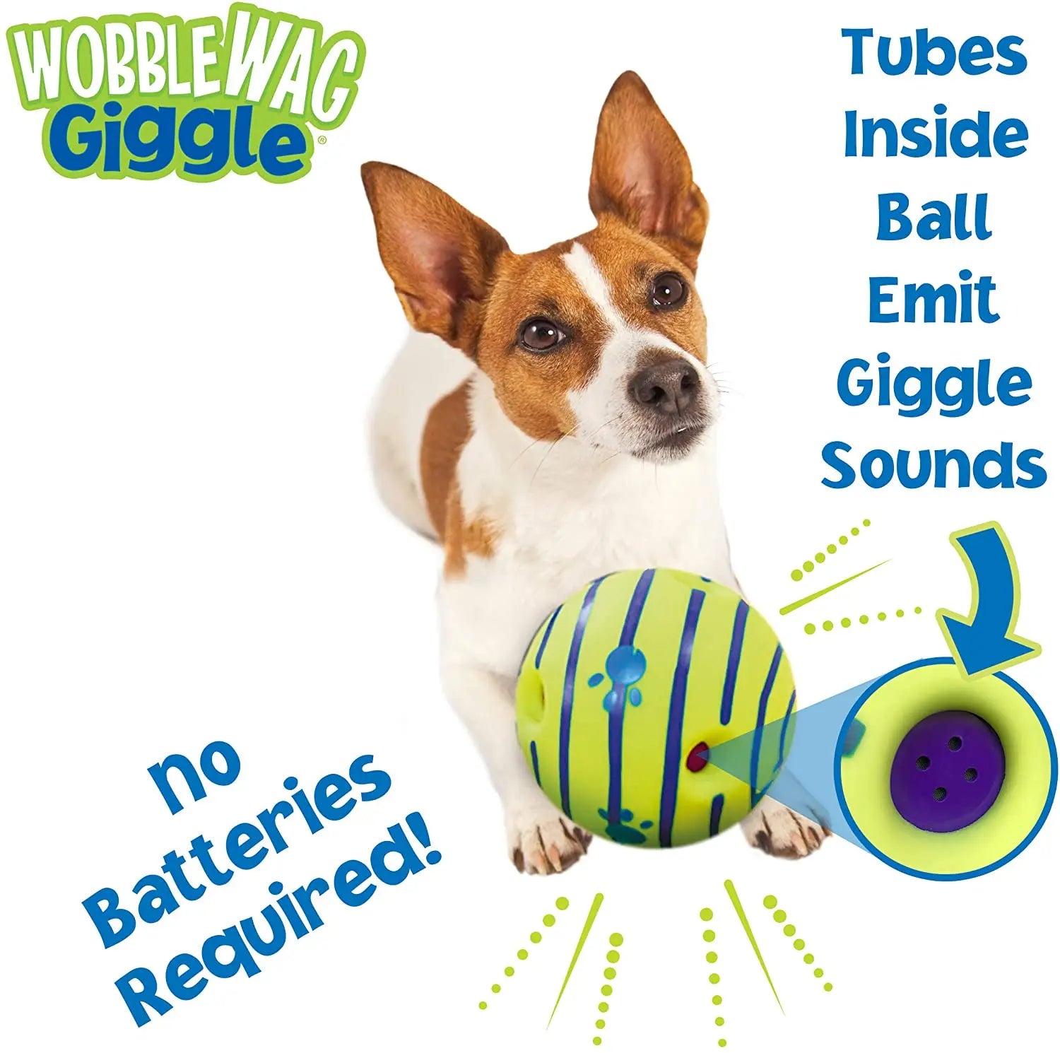 Wobble Wag Giggle Glow Ball Dog Toy - BarkNPurrStore