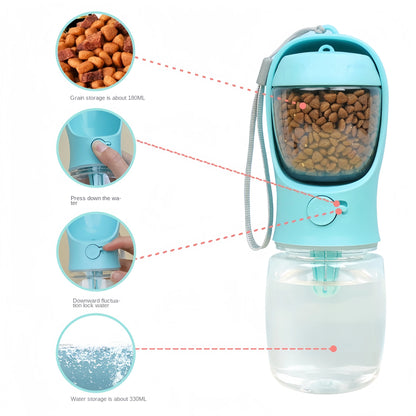 Portable Pet Water Bottle for On-the-Go Hydration - BarkNPurrStore